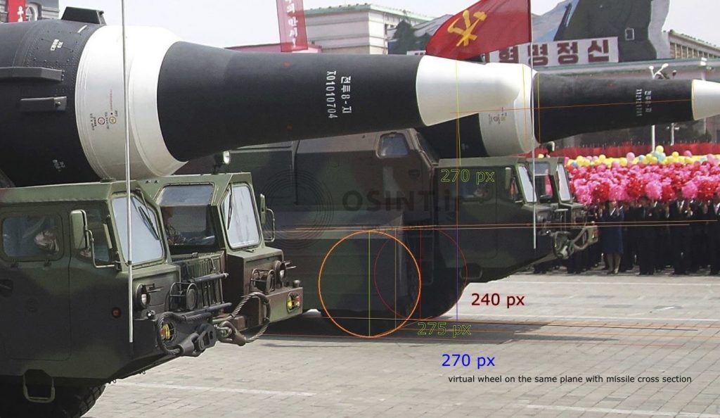 موشک های کره شمالی در رژه نظامی